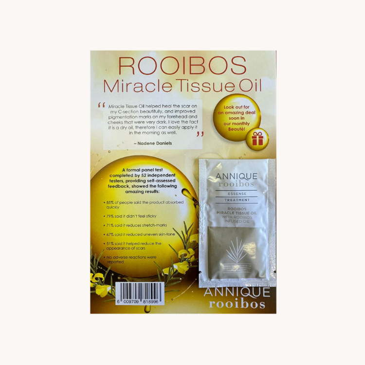 Annique Essense Rooibos Miracle Tissue Oil Sample 3ml + Card